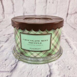 HomeWorx By Harry Slatkin Chocolate Mint Truffle Cake Scented Candle 18oz Rare
